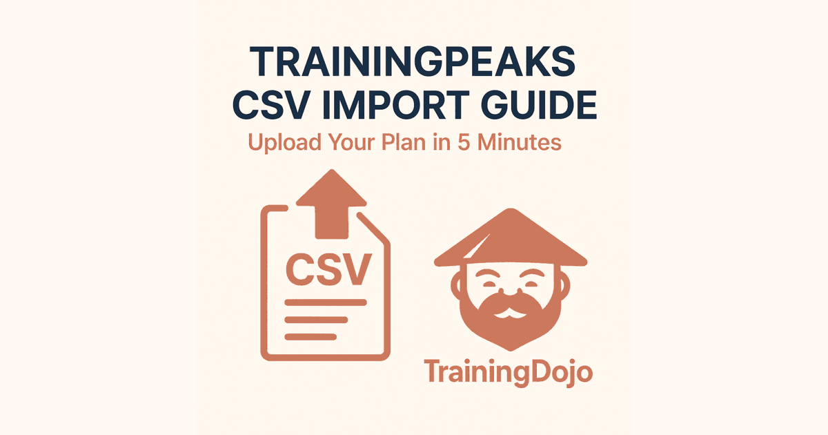 TrainingPeaks CSV Import Guide: Upload Your Entire Training Plan in 5 ...